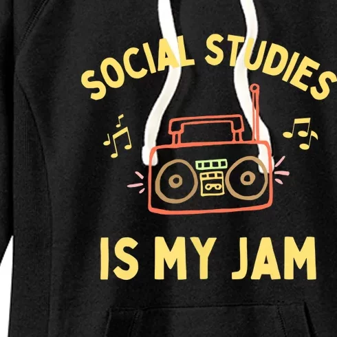 Social Studies Teacher Team, History Teacher Appreciation Women's Fleece Hoodie