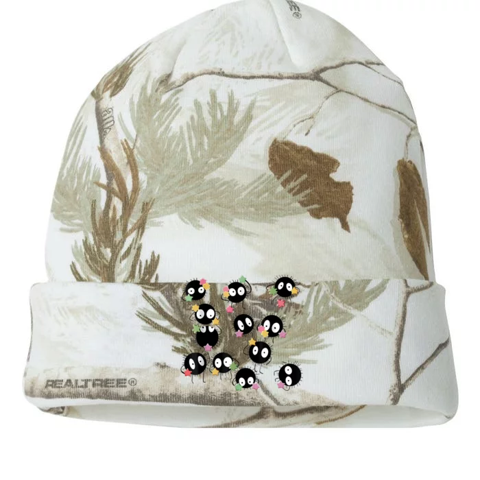 Sootballs Susuwatari The Soot Sprites For Anime Lovers Kati - 12in Camo Beanie