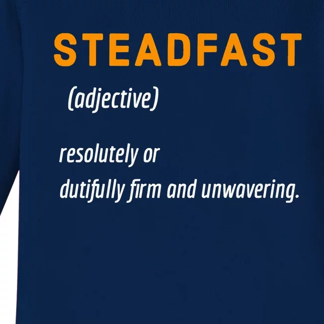 STEADFAST3 Baby Long Sleeve Bodysuit