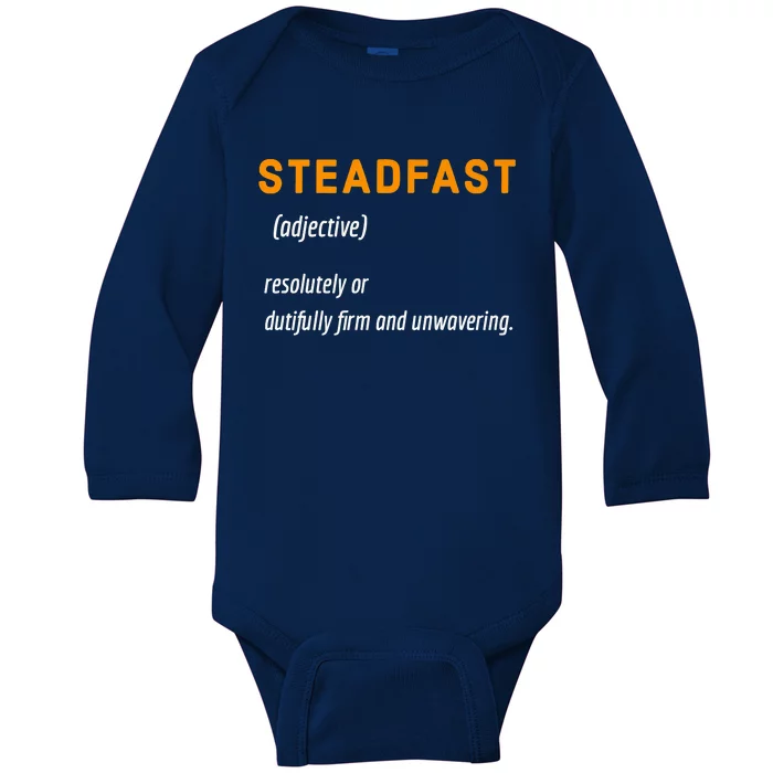 STEADFAST3 Baby Long Sleeve Bodysuit