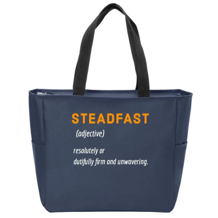 STEADFAST3 Zip Tote Bag