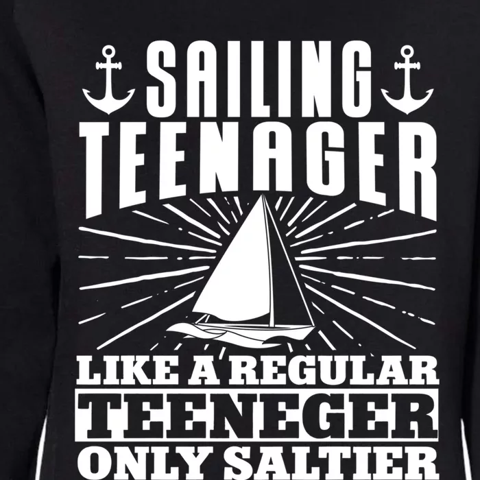 Sailboat Sailing Teenager Boat Boating Gift Womens California Wash Sweatshirt