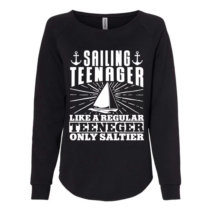 Sailboat Sailing Teenager Boat Boating Gift Womens California Wash Sweatshirt