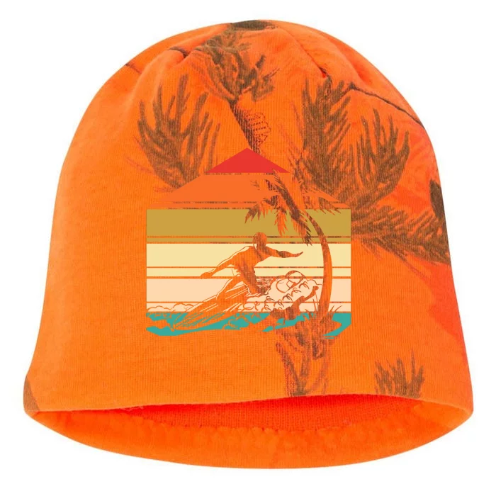 Surfer Summer Tropical Sunset Kati - Camo Knit Beanie