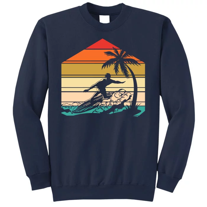 Surfer Summer Tropical Sunset Sweatshirt