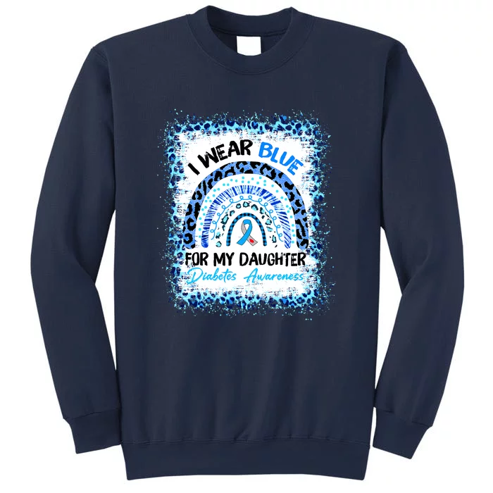 Support Squad Type 1 Diabetes Awareness T1D Blue Ribbon Sweatshirt