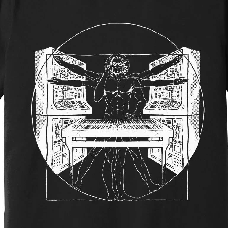 Synthesizer Synth Techno Music Cool Synthesizer Premium T-Shirt