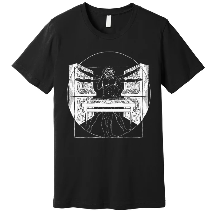 Synthesizer Synth Techno Music Cool Synthesizer Premium T-Shirt