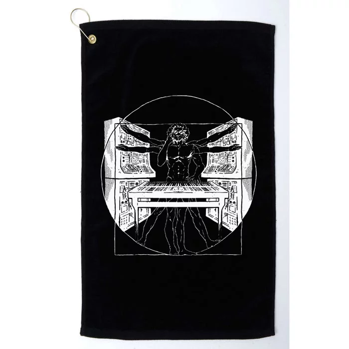 Synthesizer Synth Techno Music Cool Synthesizer Platinum Collection Golf Towel