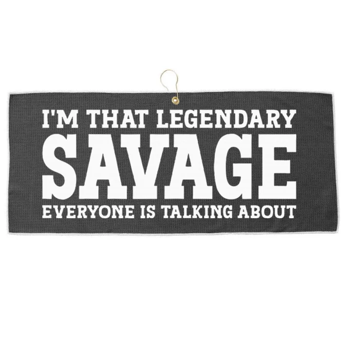 Savage Surname Team Family Last Name Savage Large Microfiber Waffle Golf Towel