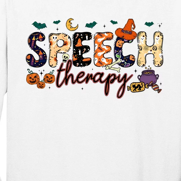 Slp Speech Therapist Halloween Long Sleeve Shirt