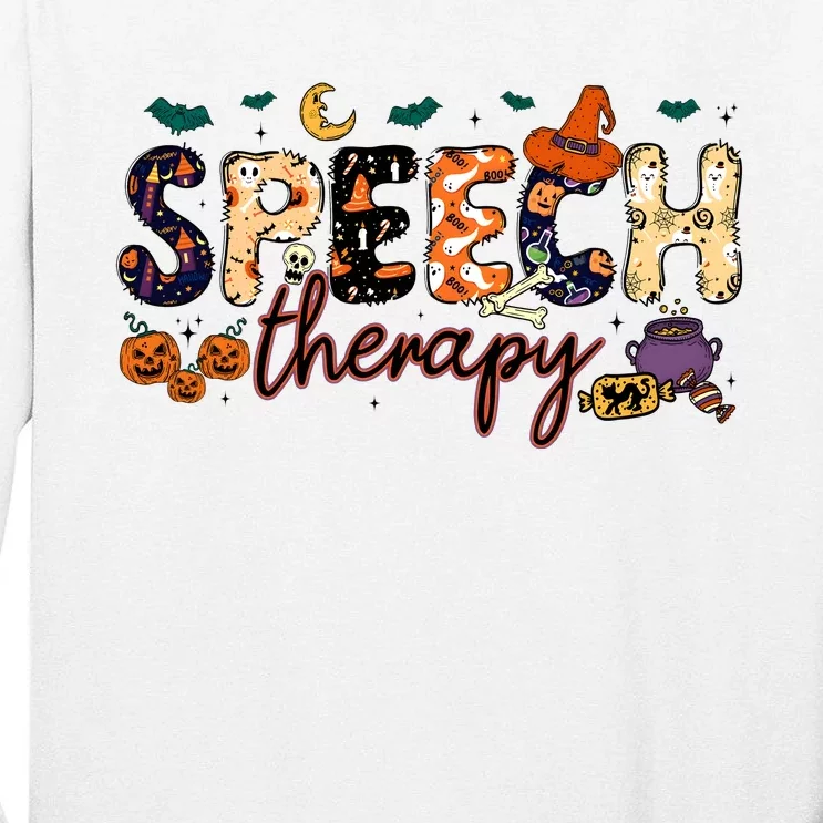 Slp Speech Therapist Halloween Tall Long Sleeve T-Shirt