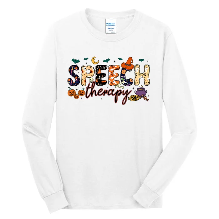 Slp Speech Therapist Halloween Tall Long Sleeve T-Shirt