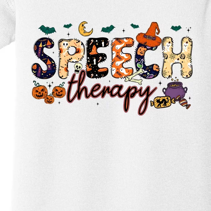 Slp Speech Therapist Halloween Baby Bodysuit