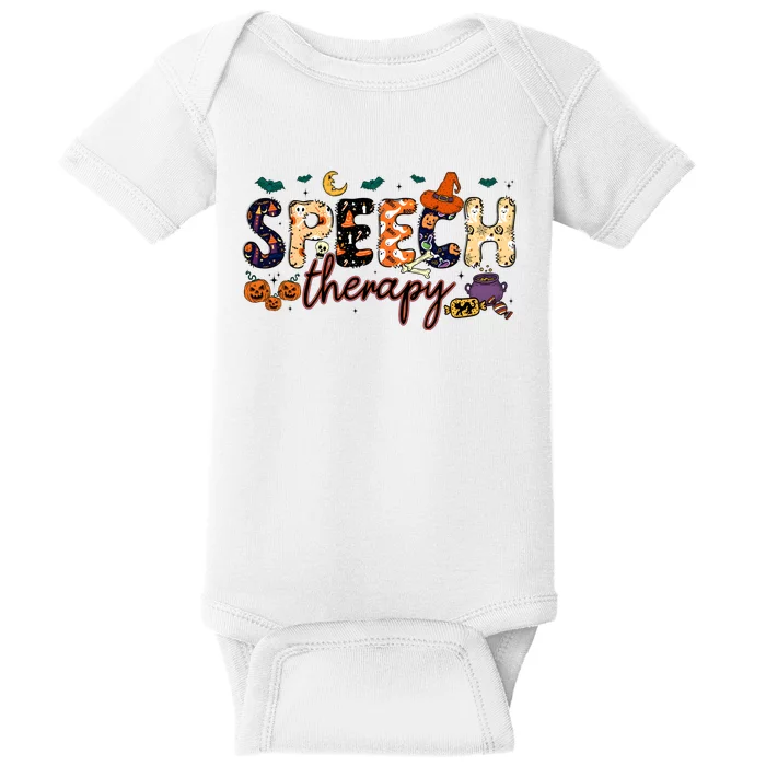 Slp Speech Therapist Halloween Baby Bodysuit