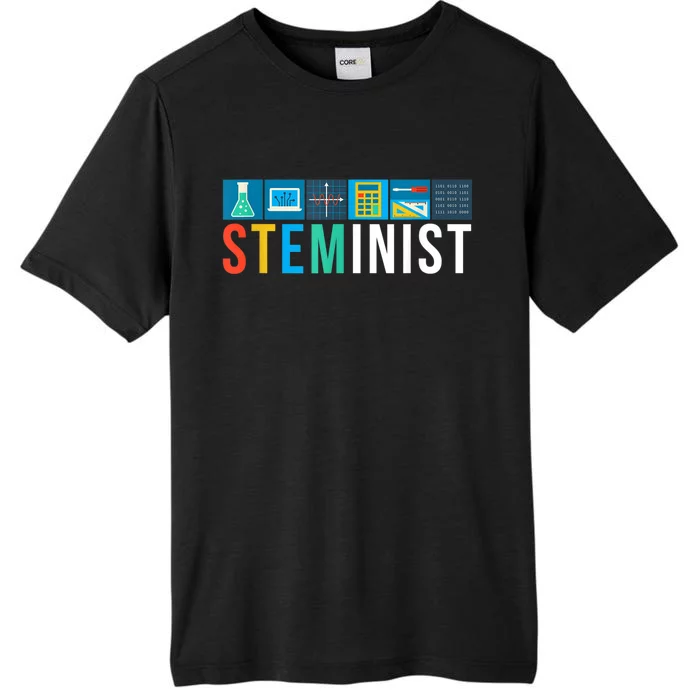 Steminist Science Technology Engineering Math STEM ChromaSoft Performance T-Shirt