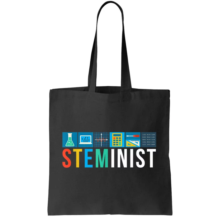 Steminist Science Technology Engineering Math STEM Tote Bag