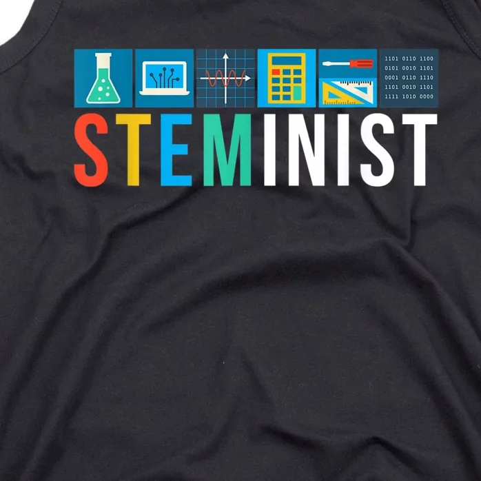 Steminist Science Technology Engineering Math STEM Tank Top