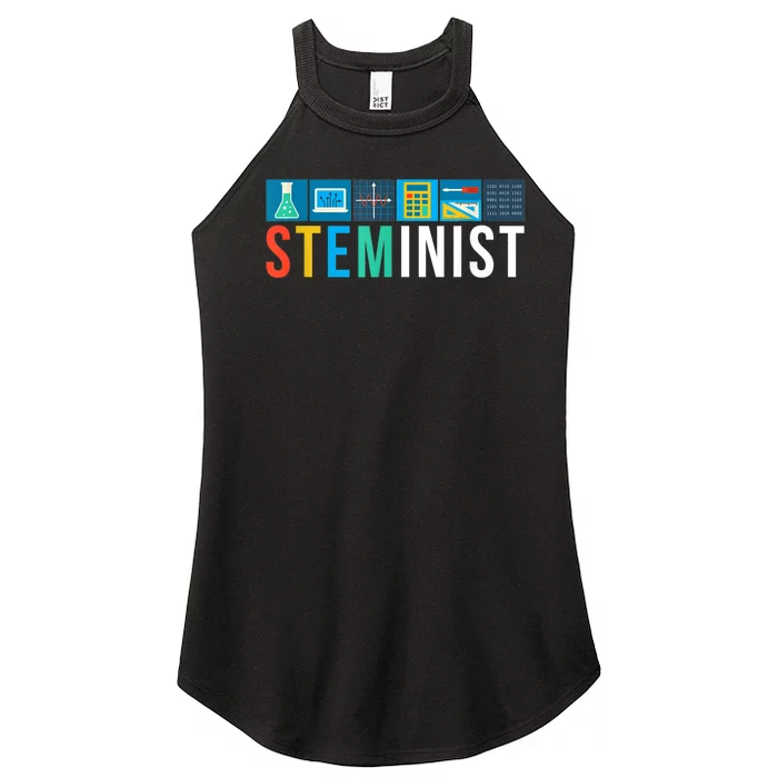 Steminist Science Technology Engineering Math STEM Women’s Perfect Tri Rocker Tank