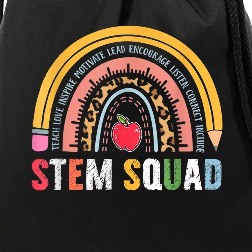 Steminist STEM Teacher Science Technology Engineering Math Drawstring Bag