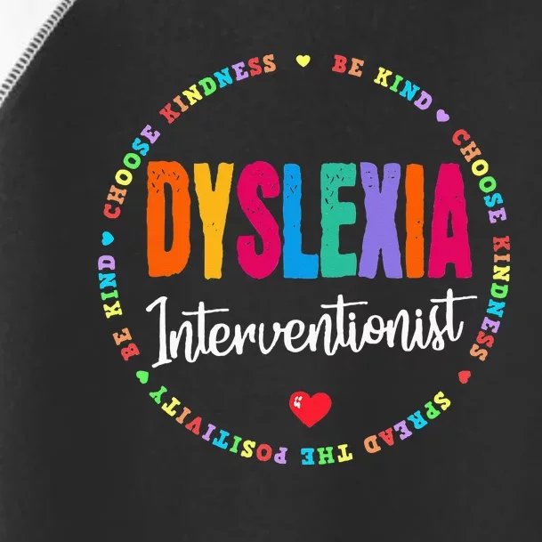 School Support Team Dyslexia Interventionist Squad Reading Toddler Fine Jersey T-Shirt