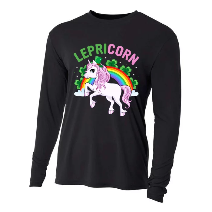 Lepricorn St Patricks Day Cooling Performance Long Sleeve Crew