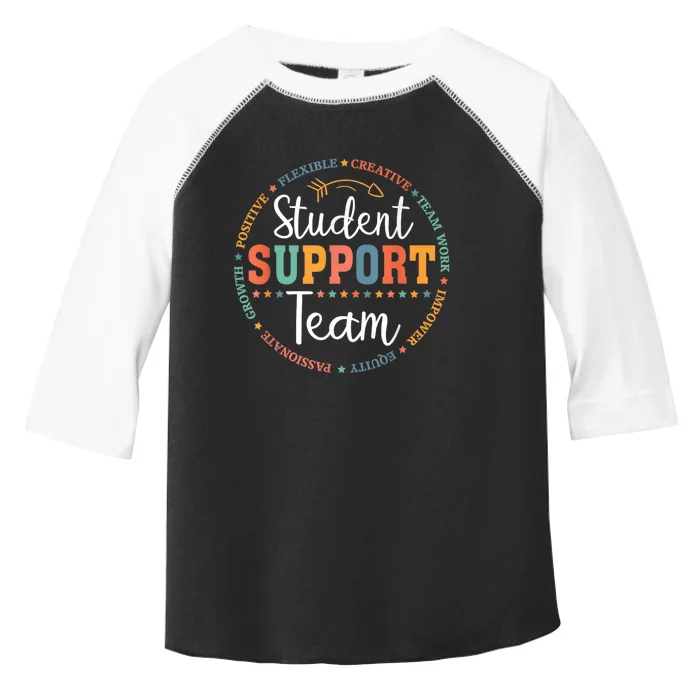 Student Support Team Counselor Social Worker Teacher Crew Toddler Fine Jersey T-Shirt