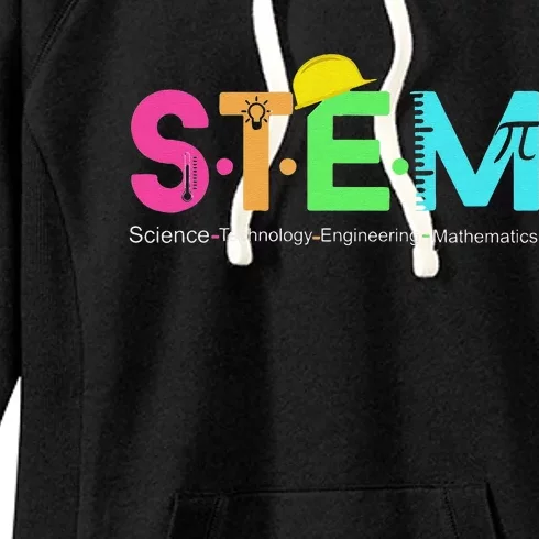 STEM Science Technology Engineering Math Teacher Women's Fleece Hoodie