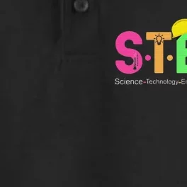 STEM Science Technology Engineering Math Teacher Dry Zone Grid Performance Polo