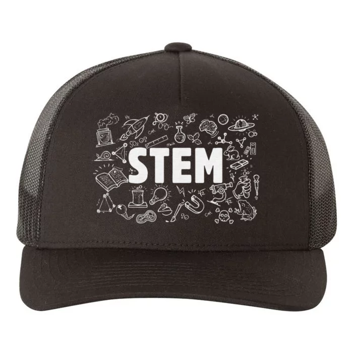 STEM Science Technology Engineering Math Teacher Yupoong Adult 5-Panel Trucker Hat