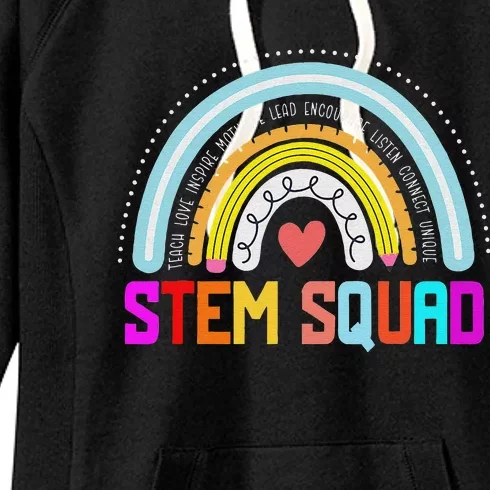 Steminist STEM Teacher Science Technology Engineering Math Women's Fleece Hoodie