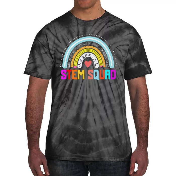 Steminist STEM Teacher Science Technology Engineering Math Tie-Dye T-Shirt