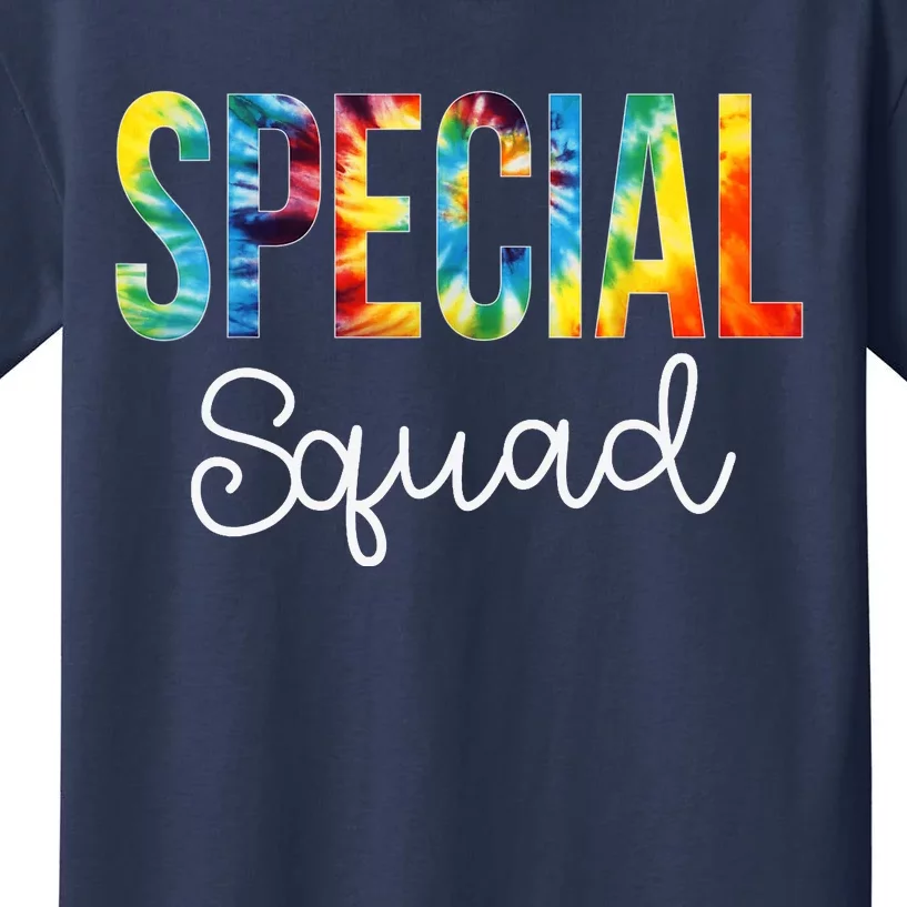 Special Squad Tie Dye Appreciation Day Hello Back To School Kids T-Shirt