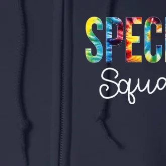 Special Squad Tie Dye Appreciation Day Hello Back To School Full Zip Hoodie