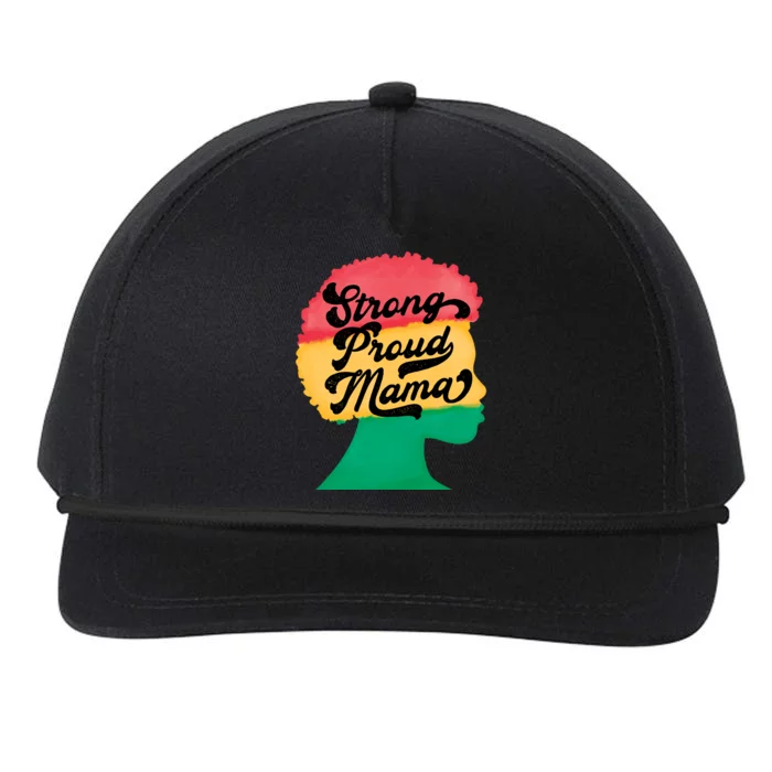 StrongProudMama Snapback Five-Panel Rope Hat