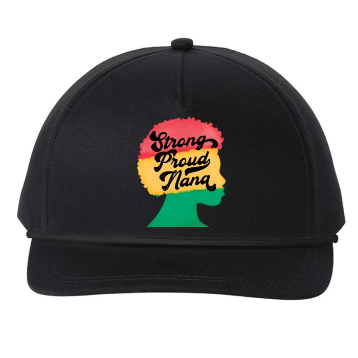 StrongProudNana Snapback Five-Panel Rope Hat