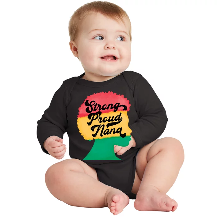 StrongProudNana Baby Long Sleeve Bodysuit