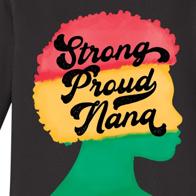 StrongProudNana Baby Long Sleeve Bodysuit