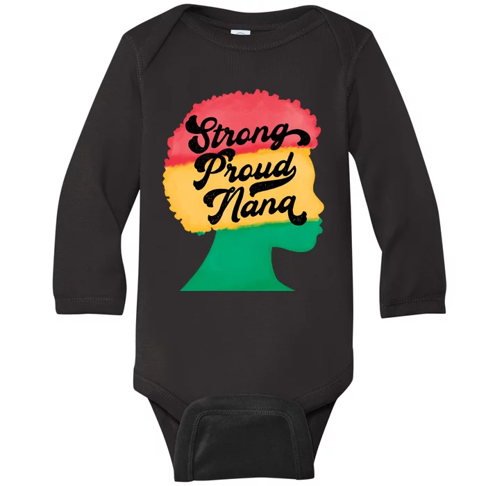 StrongProudNana Baby Long Sleeve Bodysuit