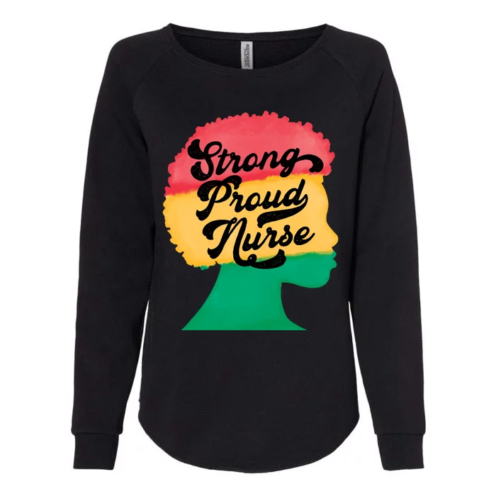 StrongProudNurse Womens California Wash Sweatshirt