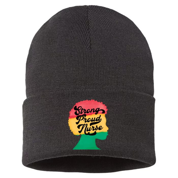 StrongProudNurse Sustainable Knit Beanie