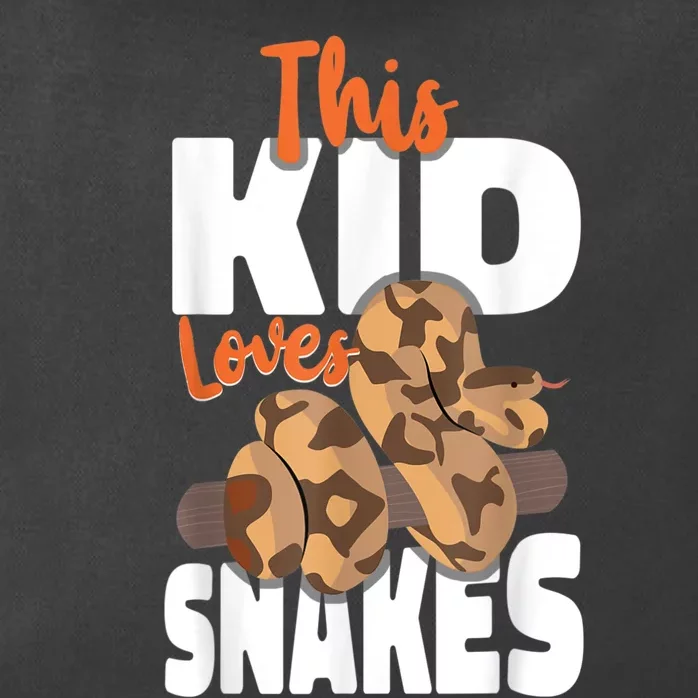 Snake Serpent This Kids Loves Snakes Zip Tote Bag