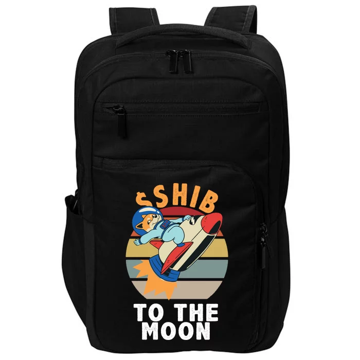 Shiba, Shib To The Moon Impact Tech Backpack