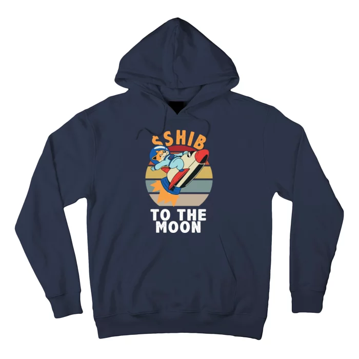 Shiba, Shib To The Moon Hoodie