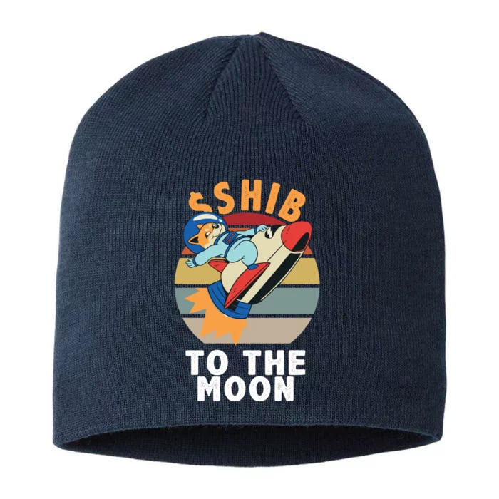 Shiba, Shib To The Moon 8 1/2in Sustainable Knit Beanie