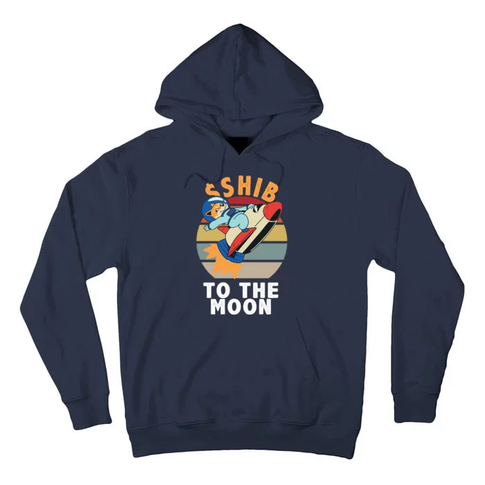 Shiba, Shib To The Moon Tall Hoodie