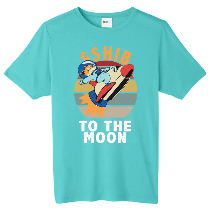 Shiba, Shib To The Moon ChromaSoft Performance T-Shirt