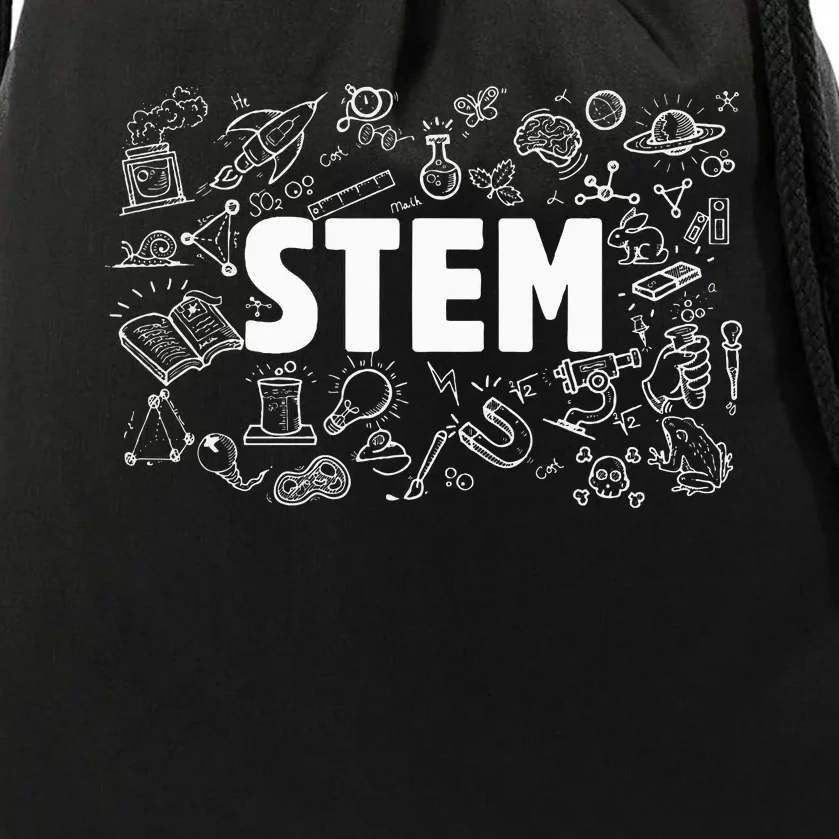 Stem Science Technology Engineering Math Teacher Student Drawstring Bag