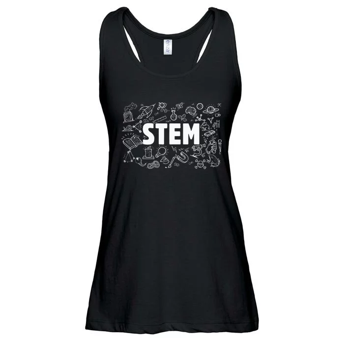 Stem Science Technology Engineering Math Teacher Student Ladies Essential Flowy Tank