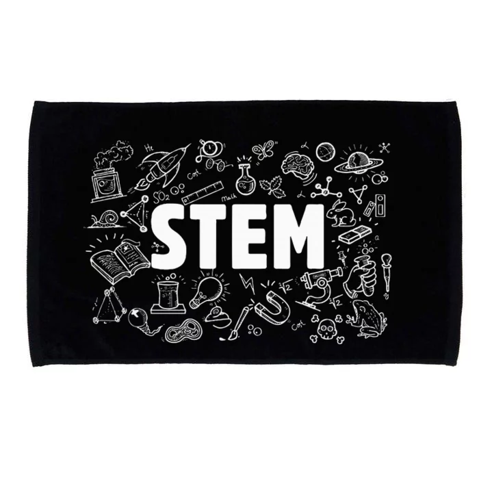 Stem Science Technology Engineering Math Teacher Student Microfiber Hand Towel